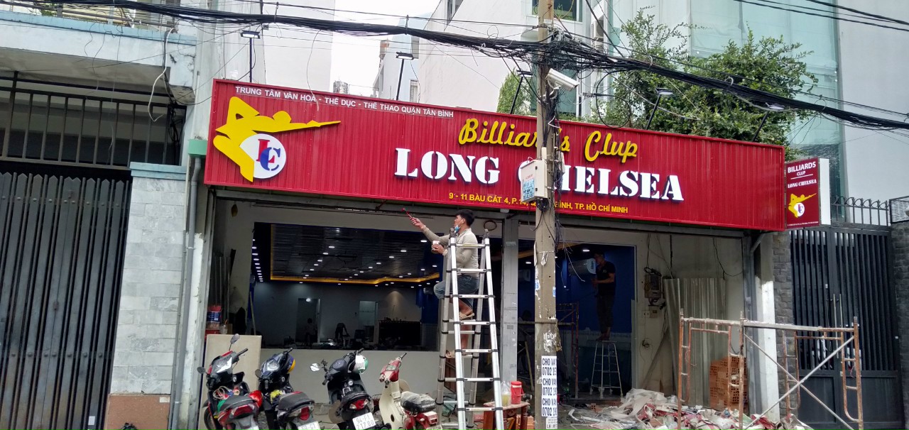 mẫu bảng hiệu Tôn sơn